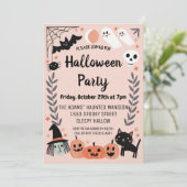 Cute Halloween Spooktacular Party Invitation (Debout devant)
