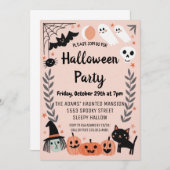 Cute Halloween Spooktacular Party Invitation (Devant / Derrière)