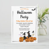 Cute Halloween Spooktacular Party Invitation (Debout devant)