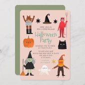 Cute Halloween Spooktacular Party Invitation