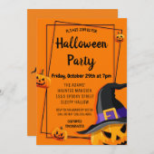 Cute Halloween Spooktacular Party Invitation (Devant / Derrière)