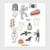 Cute Halloween Sticker (Vel)