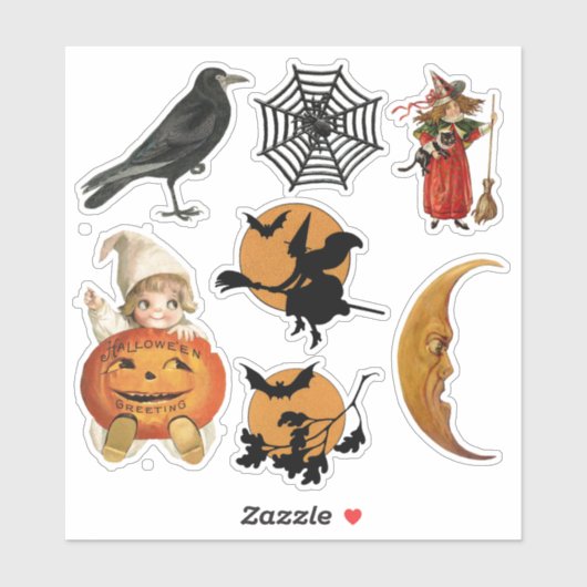 Cute Halloween Sticker (Vel)