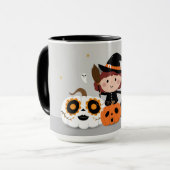 Cute Halloween thème Mug (Devant gauche)