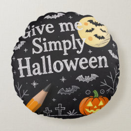 Cute Halloween Throw Pillow Rond Kussen