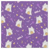 Cute Halloween Tissu Fantôme de chat (Fermer)