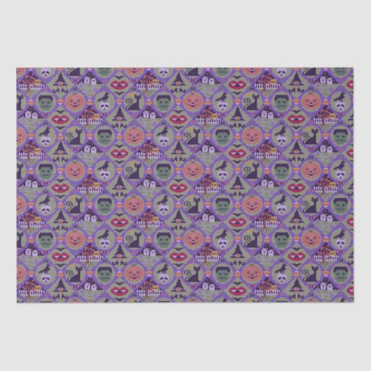 Cute Halloween Tissuepapier (Voorkant)