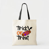 Cute Halloween Trick or treat Canvas tas (Voorkant)