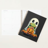 Cute Halloween Turtle Ghost with Candy (5) (Devant avec enveloppe)