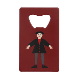 Cute Halloween Vampire Custom Kredietkaart Flessenopener