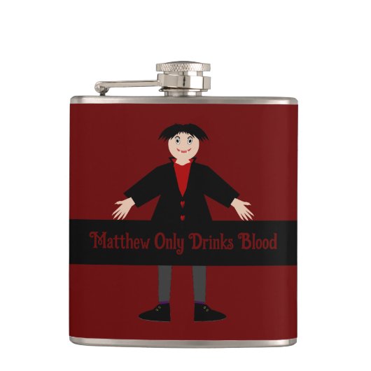 Cute Halloween Vampire Funny Custom Heupfles (Voorkant)