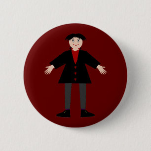 Cute Halloween Vampire Ronde Button 5,7 Cm