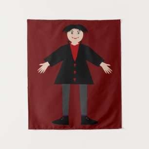 Cute Halloween Vampire Wandkleed