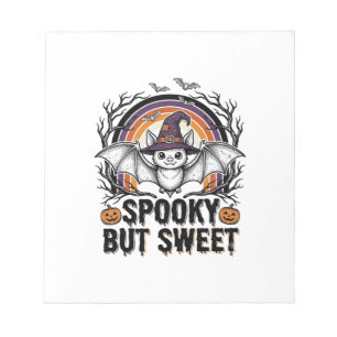 Cute Halloween Vleermuis Vintage Gravure Griezige  Notitieblok
