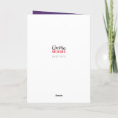 Cute Halloween Witch Gnome Blank Kaart (Achterkant)