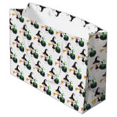 Cute Halloween Witch Groot Cadeauzakje (Achterkant Gekanteld)