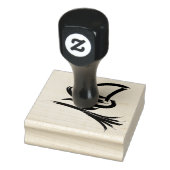 Cute Halloween witch Rubberstempel (Stempel)