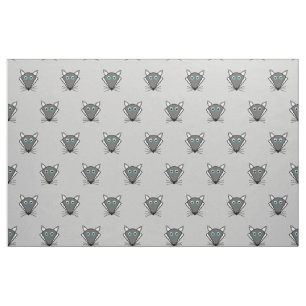 Cute Halloween Wolf motif tissu