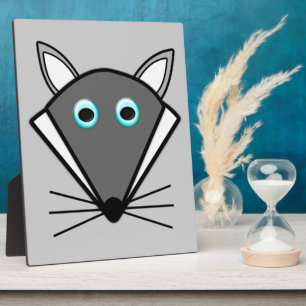 Cute Halloween Wolf Plaque Fotoplaat