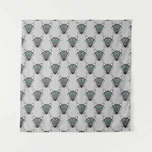 Cute Halloween Wolf Tapestry Wandkleed