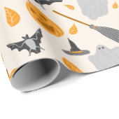 Cute halloween Wrapping Paper Cadeaupapier (Rol Hoek)