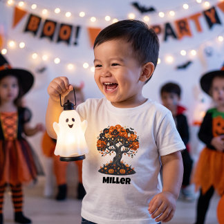 Cute Halloweenboom met eigen naam