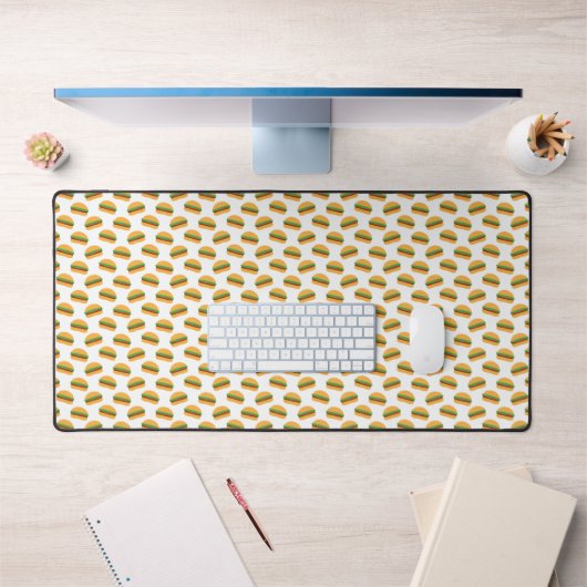 Cute Hamburger Pattern Bureaumat (Kantoor 1)