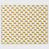 Cute Hamburger Pattern Cadeaupapier (Vlak)
