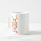 Cute Hampster-kerstMok Koffiemok (Voorkant links)