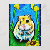 Cute Hamster Briefkaart (Voorkant)