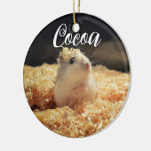 Cute Hamster Gift for Hamster Lovers Keramisch Ornament (Links)