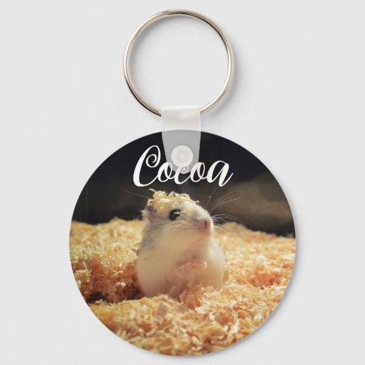 Cute Hamster Gift for Hamster Lovers Sleutelhanger (Voorkant)