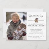 Cute Hamster Kindergarten Graduation Invitation (Devant)