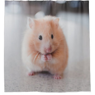 Cute Hamster Love Animals Douchegordijn