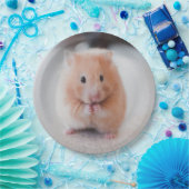 Cute Hamster Love Animals Papieren Bordje (Feest)