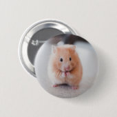 Cute Hamster Love Animals Ronde Button 5,7 Cm (Voorkant /achterkant)