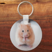 Cute Hamster Love Animals Sleutelhanger (Voorkant)