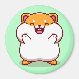 Cute Hamster Magnet Magneet