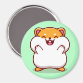 Cute Hamster Magnet Magneet (Voorkant / Achterkant)