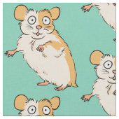 Cute Hamster Pattern Stof (Close Up)