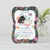 Cute Hamster TWINS Baby showers Invitations Folk F (Debout devant)