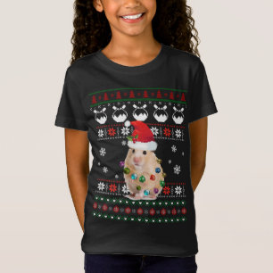 Cute Hamster Ugly Sweater Kerstlight Pajama G T-shirt