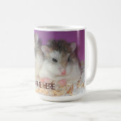 Cute Hamsters in Love Mok met  naam (Voorkant rechts)