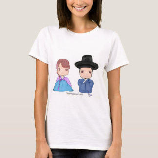 Cute Hanbok koppels T-shirt