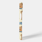 Cute Hand-drawn Brown Teddy Bears Seamless Pattern Case-Mate iPhone Case (Achterkant / Rechts)