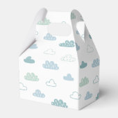 Cute Hand Drawn Cloud Pattern Bedankdoosjes (Voorkant Zijde)