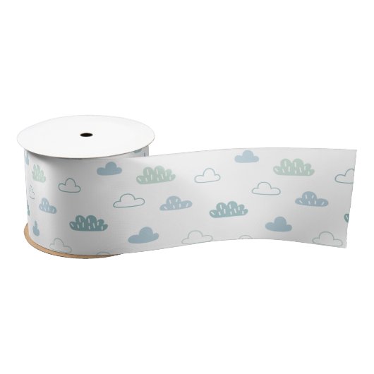 Cute Hand Drawn Cloud Pattern Lint (Spoel)