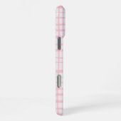 Cute Hand-Drawn Modern Pink Grid iPhone Hoesje (Rechterkant)