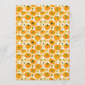 Cute Hand-Drawn Persimmons Seamless Pattern Kaart (Voorkant)