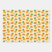 Cute Hand Drawn Pineapple Pattern Inpakpapier Vel (Voorkant 3)